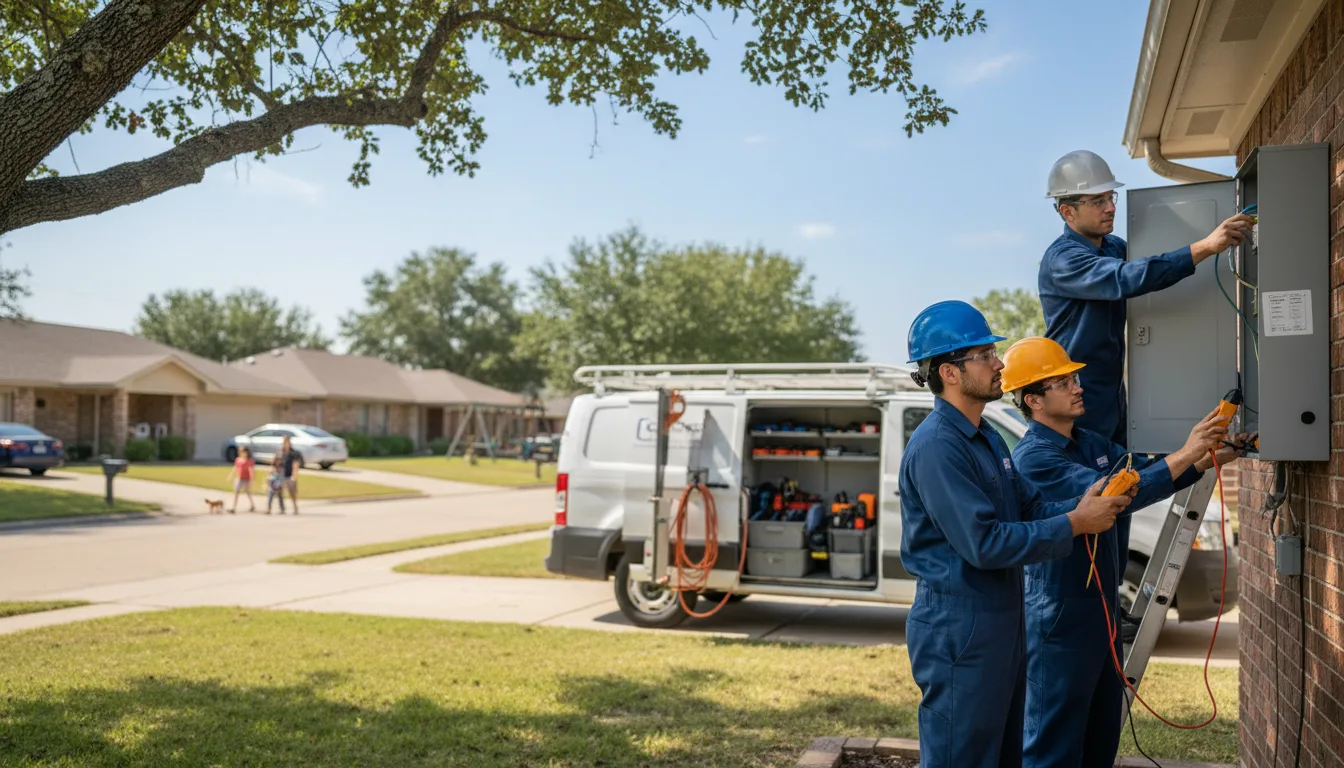 Certified electrician providing emergency electrical services in Shadyside, OH